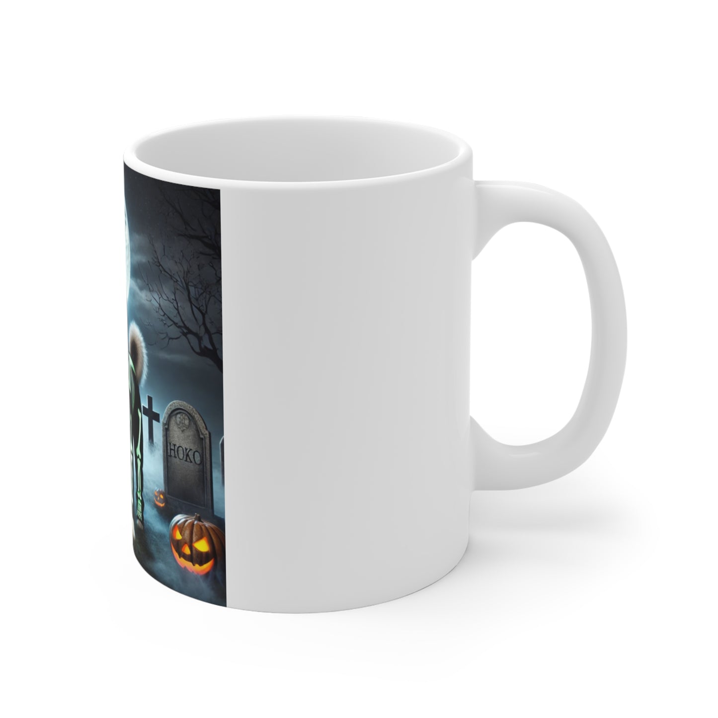Siberian Husky Skeleton Halloween Mug - Spooky Dog Lover's Mug