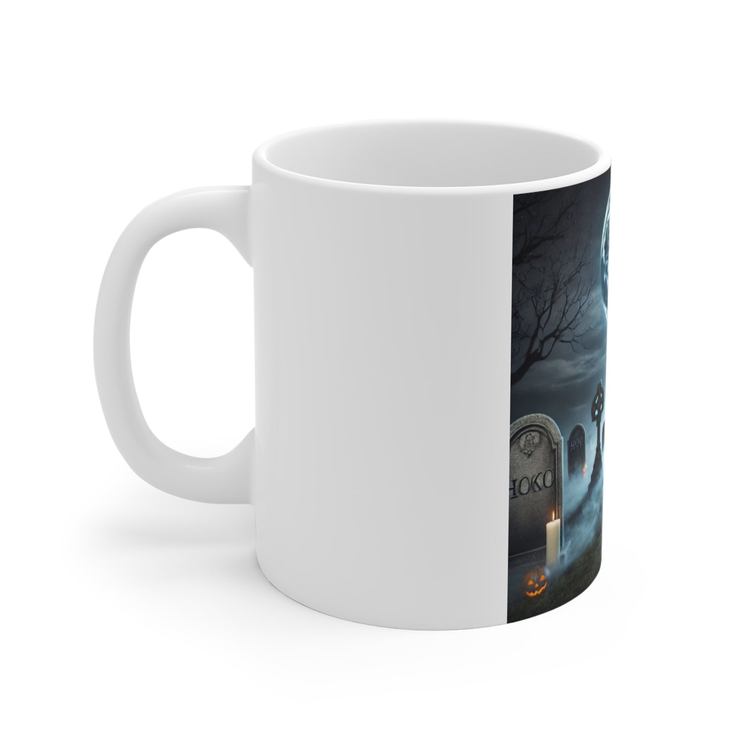 Siberian Husky Skeleton Halloween Mug - Spooky Dog Lover's Mug