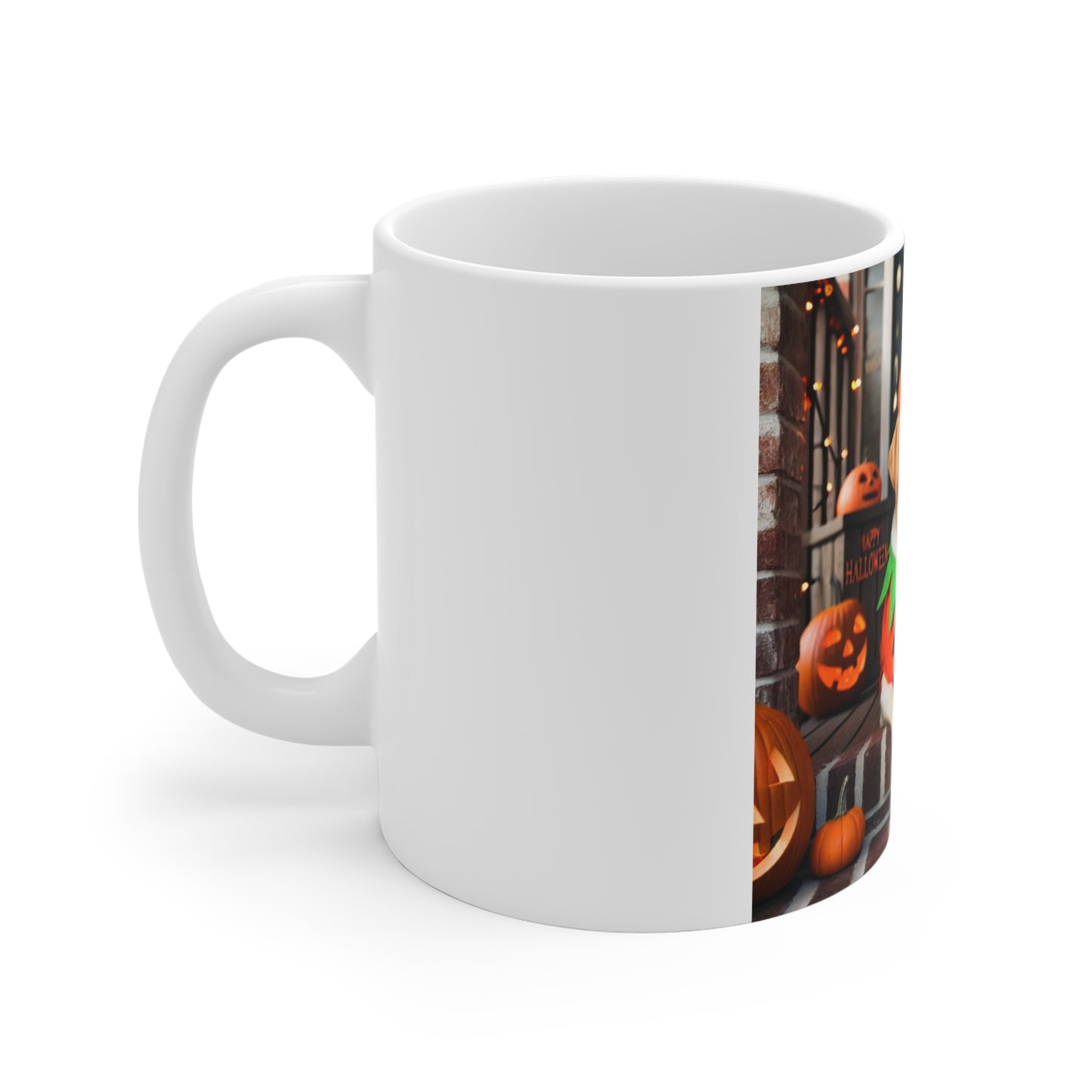 Labrador Retriever Pumpkin Halloween Mug - Cute Dog Lover's Mug for Halloween
