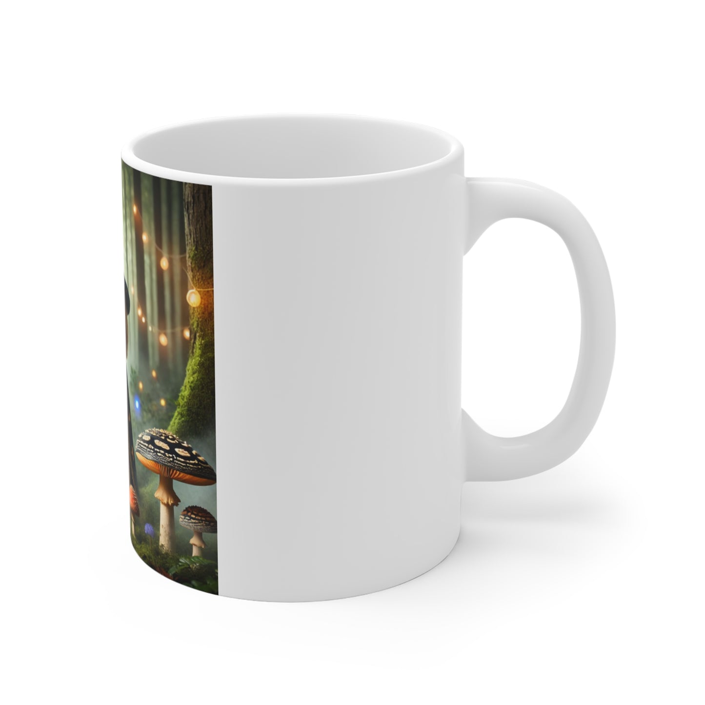 Goldendoodle Wizard Halloween Mug - Magical Dog Mug with Cauldron Design