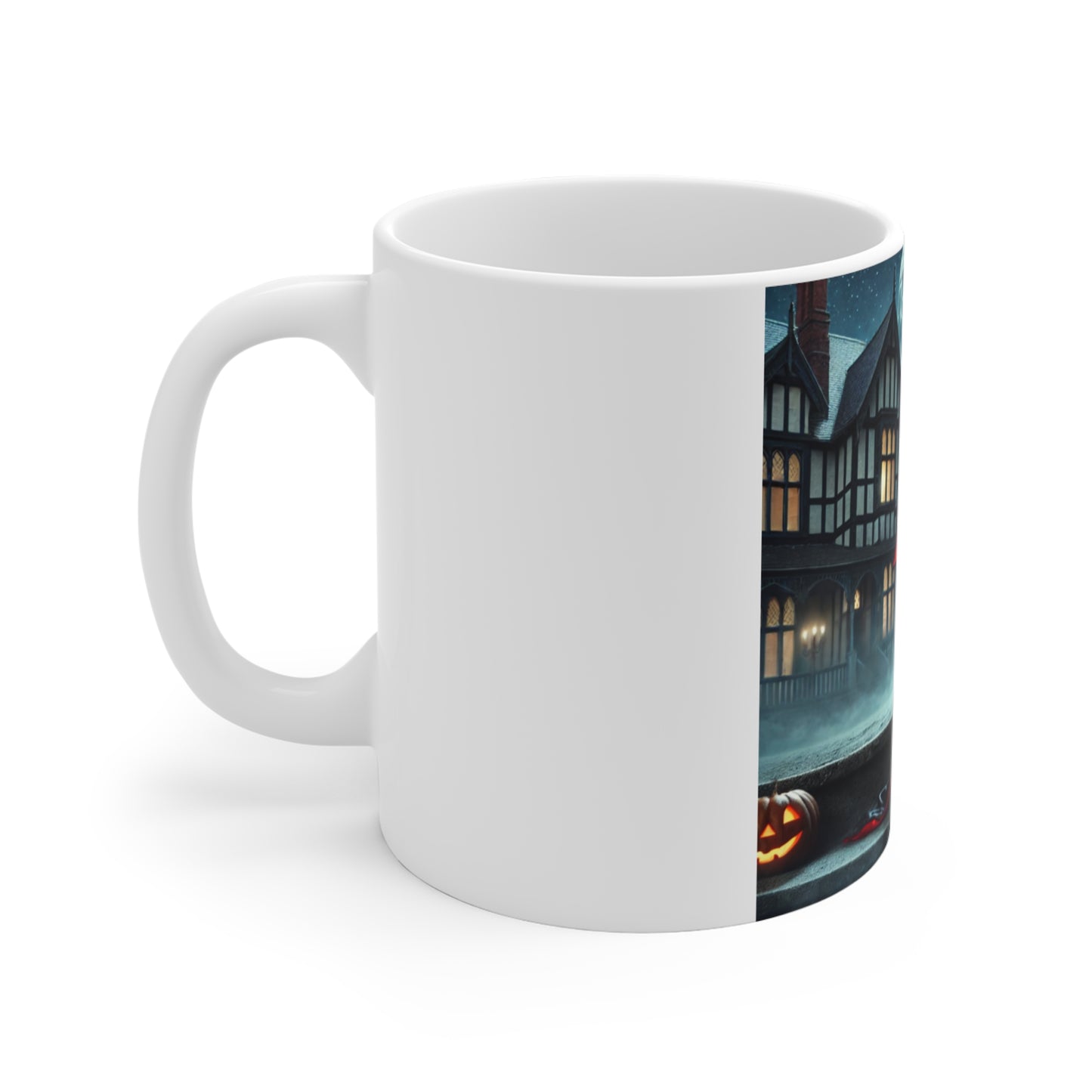 Bulldog Vampire Halloween Mug - Spooky Dog Lover's Mug
