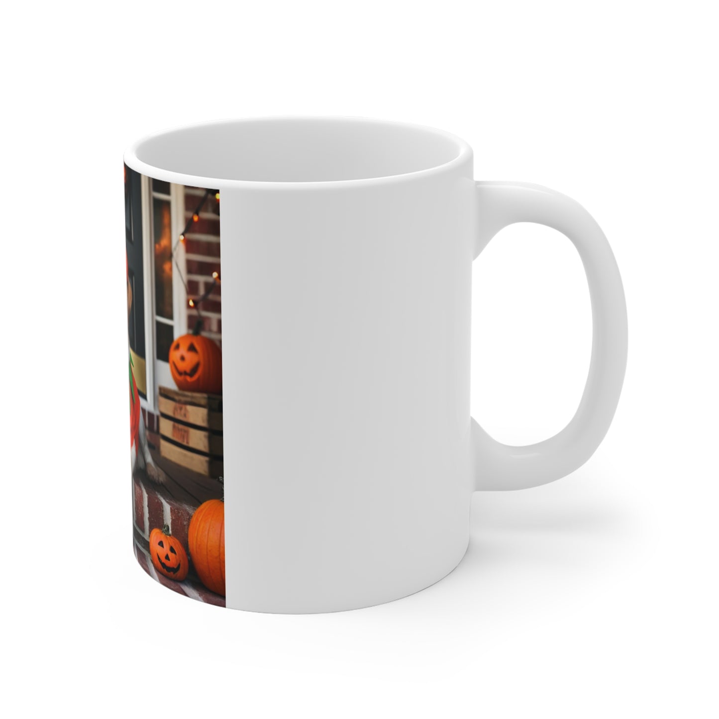 Labrador Retriever Pumpkin Halloween Mug - Cute Dog Lover's Mug for Halloween