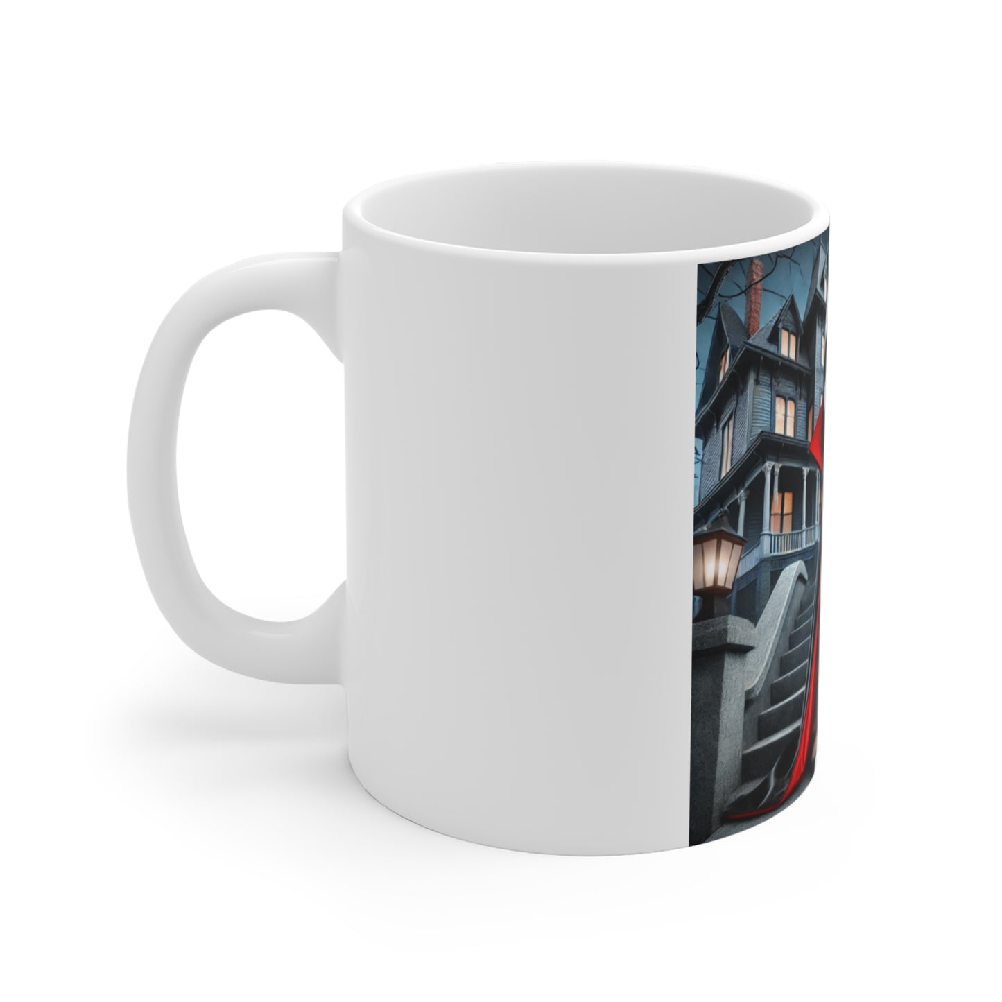 Siberian Husky Vampire Halloween Mug - Spooky Dog Lover's Mug