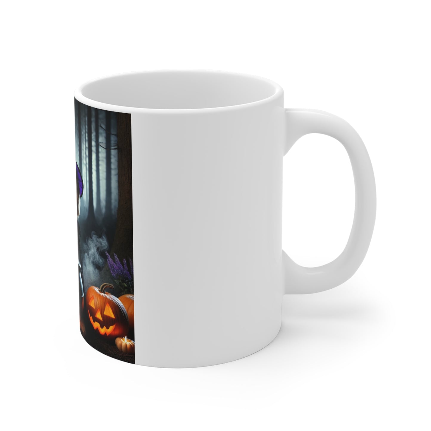 Goldendoodle Witch Halloween Mug - Magical Dog Mug with Cauldron Design