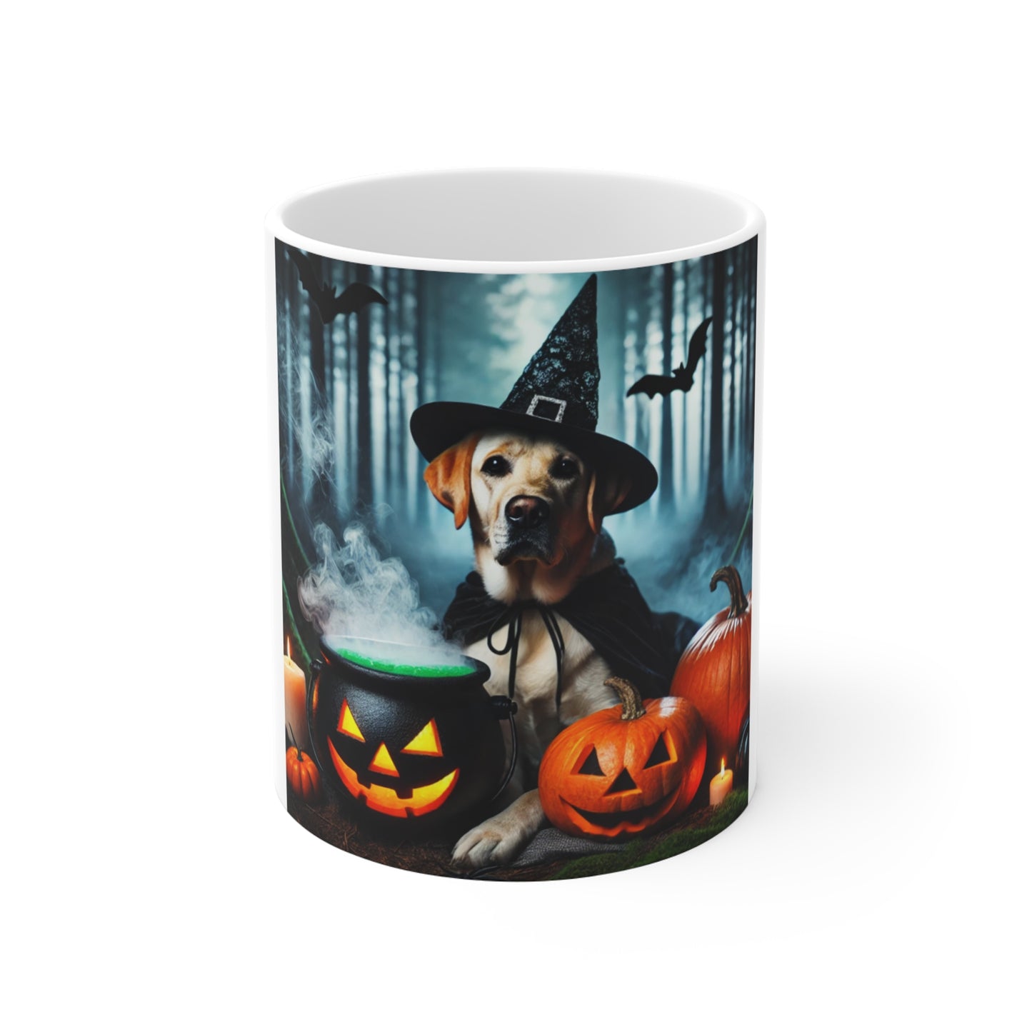 Labrador Retriever Witch Halloween Mug - Magical Dog Lover's Mug