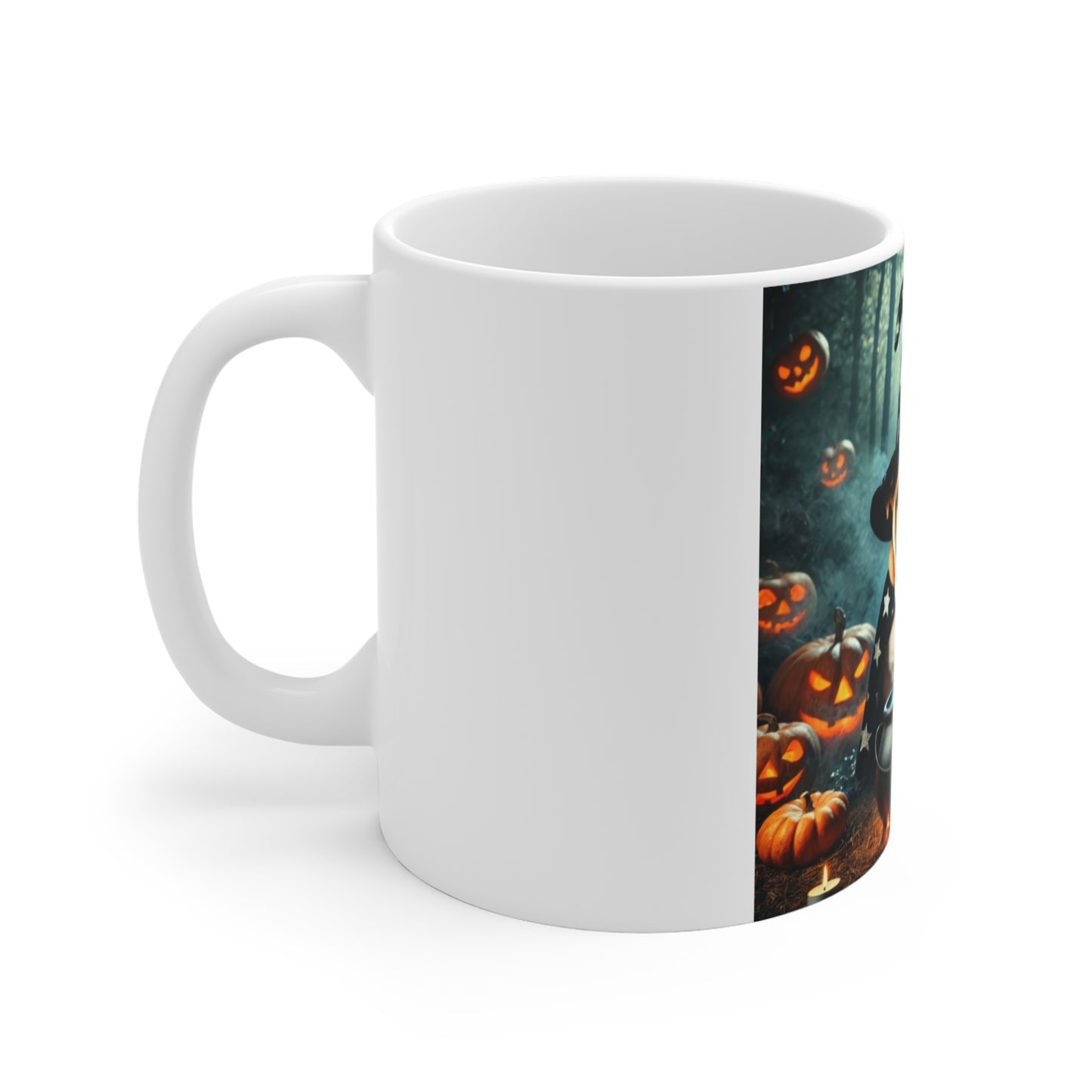 Bulldog Wizard Halloween Mug - Magical Dog Lover's Mug